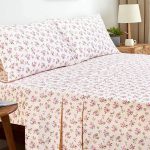 Sleepdown 100% Cotton Full Size Bed Sheets Set with Deep Pockets, Cozy Percale sheets with Elastic Fitted Sheet Set Ultra Soft Cooling Sheet - Image 3