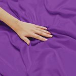 King Bed Sheets - 16 Inch Deep Pocket 6 Piece Microfiber Bedding Sheets & Pillowcase Sets - Purple - Image 6