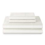 4-Piece 400 Thread Count Vanilla Dream Performance Bed Sheet Set, King