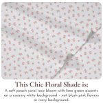 4 Piece Printed Floral Bed Sheets Queen Size Set - 100% Cotton Sheets Queen, Soft Sateen Bedsheets, Deep Pocket Queen... - Image 4