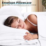SONORO KATE Bed Sheets Set, 1800 Series Microfiber Deep Pocket 4 Pieces Luxury Soft Sheet Set, Queen, White - Image 5
