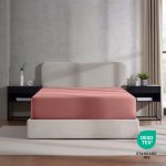 LammaLoe Extra Deep Pocket Twin XL Fitted Sheet Only, Fits 18" to 24" Mattress, Soft Microfiber Fitted Bed Sheet, Pink Clay - Image 2